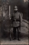 Badischer Soldat mit Filzhelm und S 71